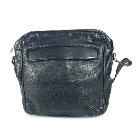 GUCCI 337084 Logo interlocking G Bag Pouch Pochette Crossbody Shoulder Bag - Picture 1 of 15